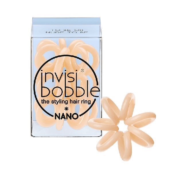 Invisibobble Резинки для волос Nano to Be or Nude to Be Нано-резинка для волос песочная