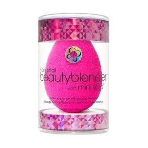 Beauty Blender Спонжи Original & Blendercleanser Solid Mini Set  Набор косметический: Спонж для макияжа + мыло для очистки спонжа