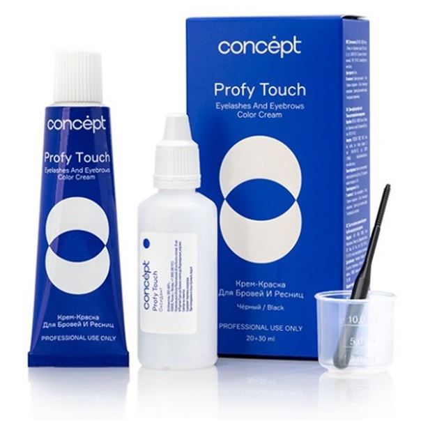 Concept Profy Touch  Eyelashes And Eyebrows Color Cream Крем-краска для бровей и ресниц