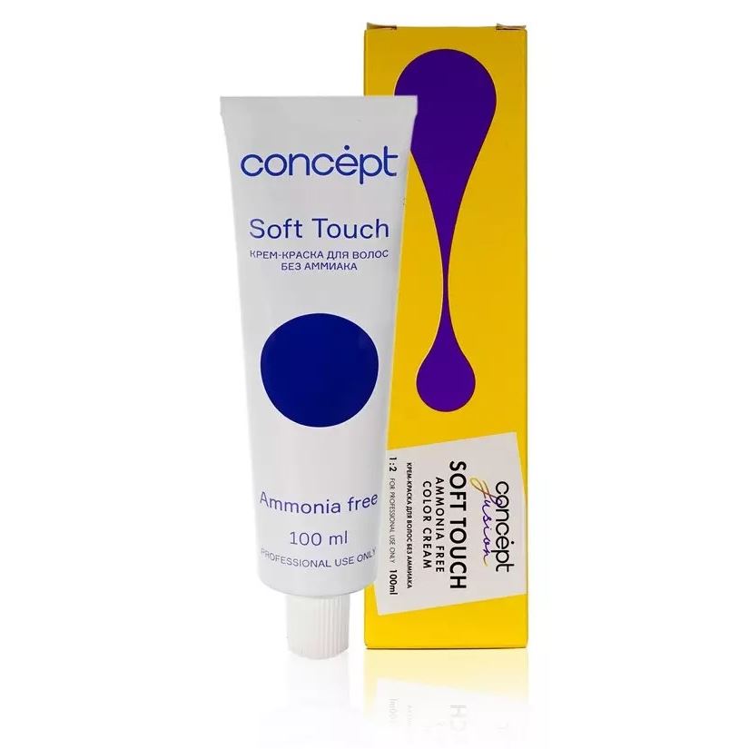 Concept Coloring Hair Soft Touch Professional Color Cream Ammonia Free Безаммиачная крем-краска для волос