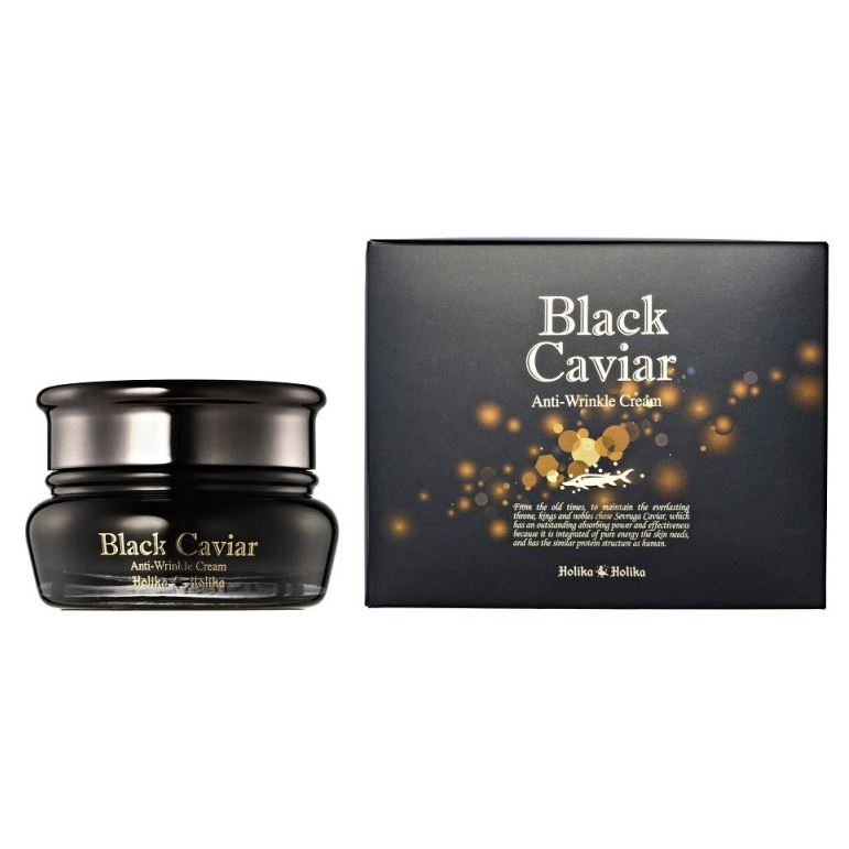 Holika Holika Black Caviar Black Caviar Anti Wrinkle Cream Питательный крем-лифтинг для лица с черной икрой 