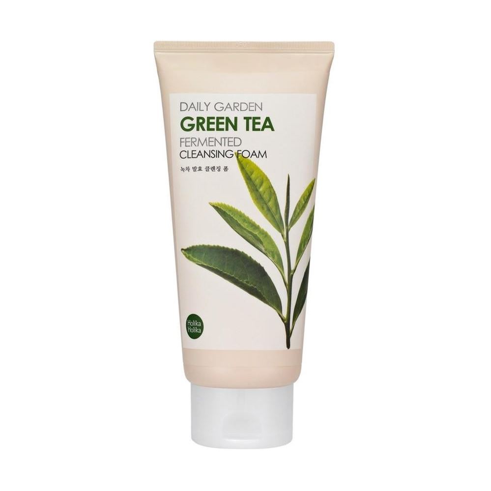 Holika Holika Cleansing Daily Garden Green Tea Fermented Cleansing Foam Пенка для умывания с ферментированным экстрактом зелёного чая