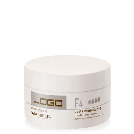 Brelil Professional LOGO-Styling&Finish F4 Modelling Paste  Моделирующая паста для волос с экстрасильной фиксацией 