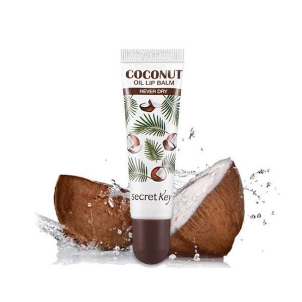 Secret Key Face Care Coconut Oil Lip Balm Never Dry Бальзам для губ с кокосовым маслом