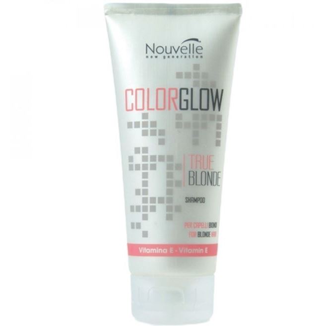 Nouvelle Color Glow True Blond Shampoo  Антижелтый шампунь для обесцвеченных волос 
