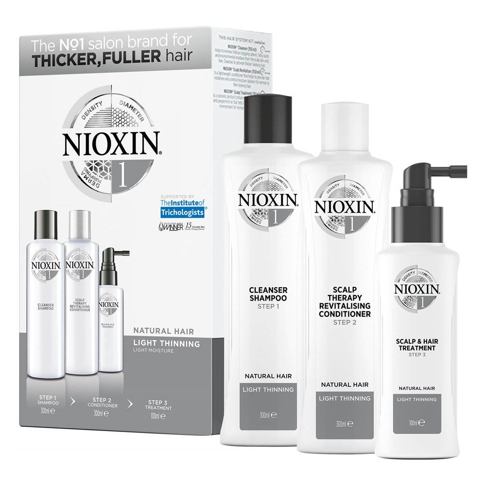 Nioxin Система 1 Hair System Kit 1 Набор  Система 1 для ухода за тонкими, натуральными волосами