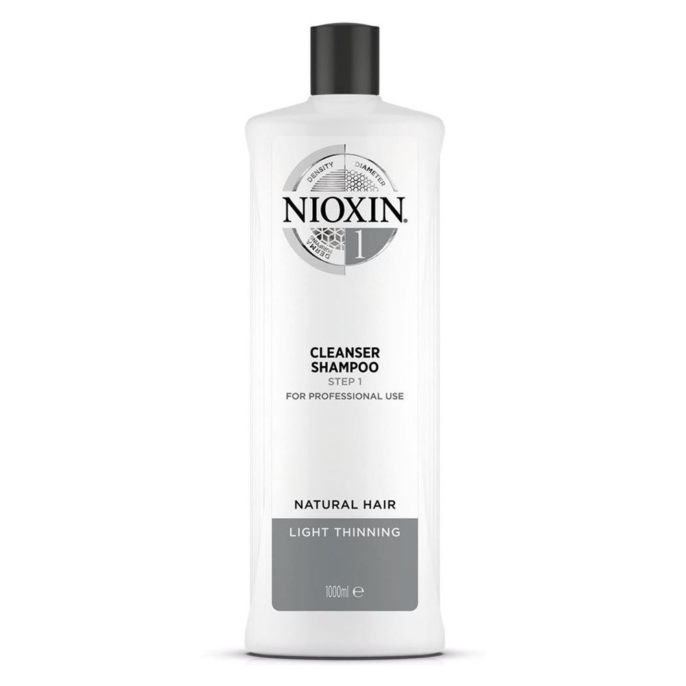 Nioxin Система 1 Cleanser Shampoo 1 Очищающий шампунь Система 1 для ухода за тонкими, натуральными волосами