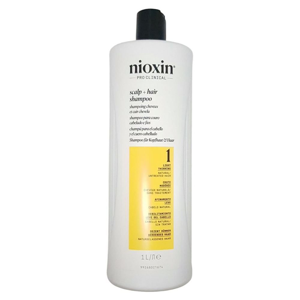 Nioxin Система 1 Cleanser Shampoo 1 Очищающий шампунь Система 1 для ухода за тонкими, натуральными волосами