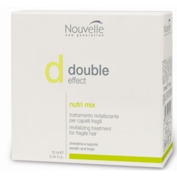 Nouvelle Double Effect  Double Effect Nutrimix  Средство для восстановления структуры волос с гидролизированным кератином и экстрактом хмеля