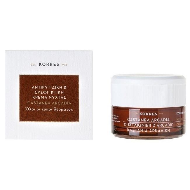 Korres Anti-Ageing Castanea Arcadia Day Cream Крем дневной укрепляющий против морщин с каштаном для нормальной и комбинированной кожи