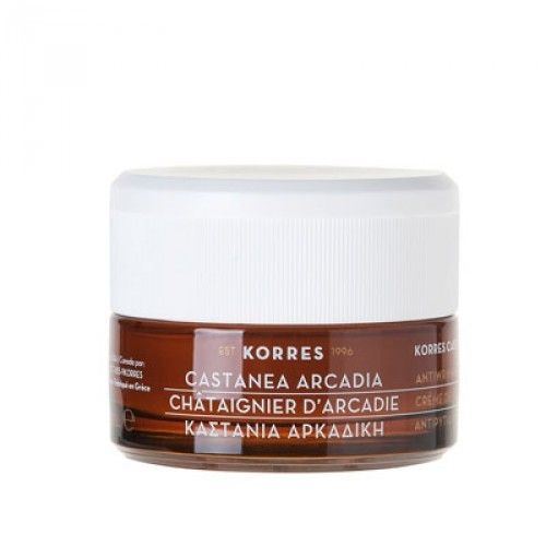 Korres Anti-Ageing Castanea Arcadia Night Cream Крем ночной укрепляющий против морщин с каштаном для всех типов кожи