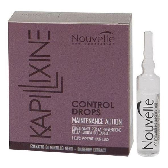 Nouvelle Kapillixine  Control Drops  Лосьон для стимулирования роста волос с экстрактом черники