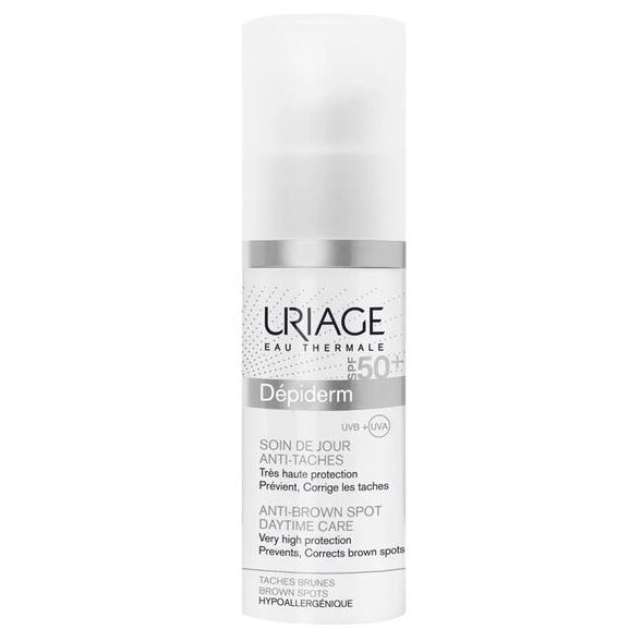 Uriage Depiderm Depiderm Anti-Brown Spots Daytime Care  SPF 50+ Дневной уход SPF 50 против пигментных пятен