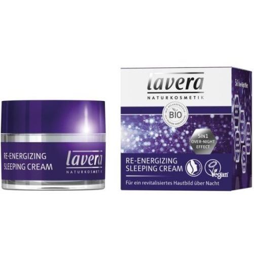 Lavera Faces  Re-Energizing Sleeping Cream for a revitalised skin overnight БИО крем ночной восстанавливающий энергетический