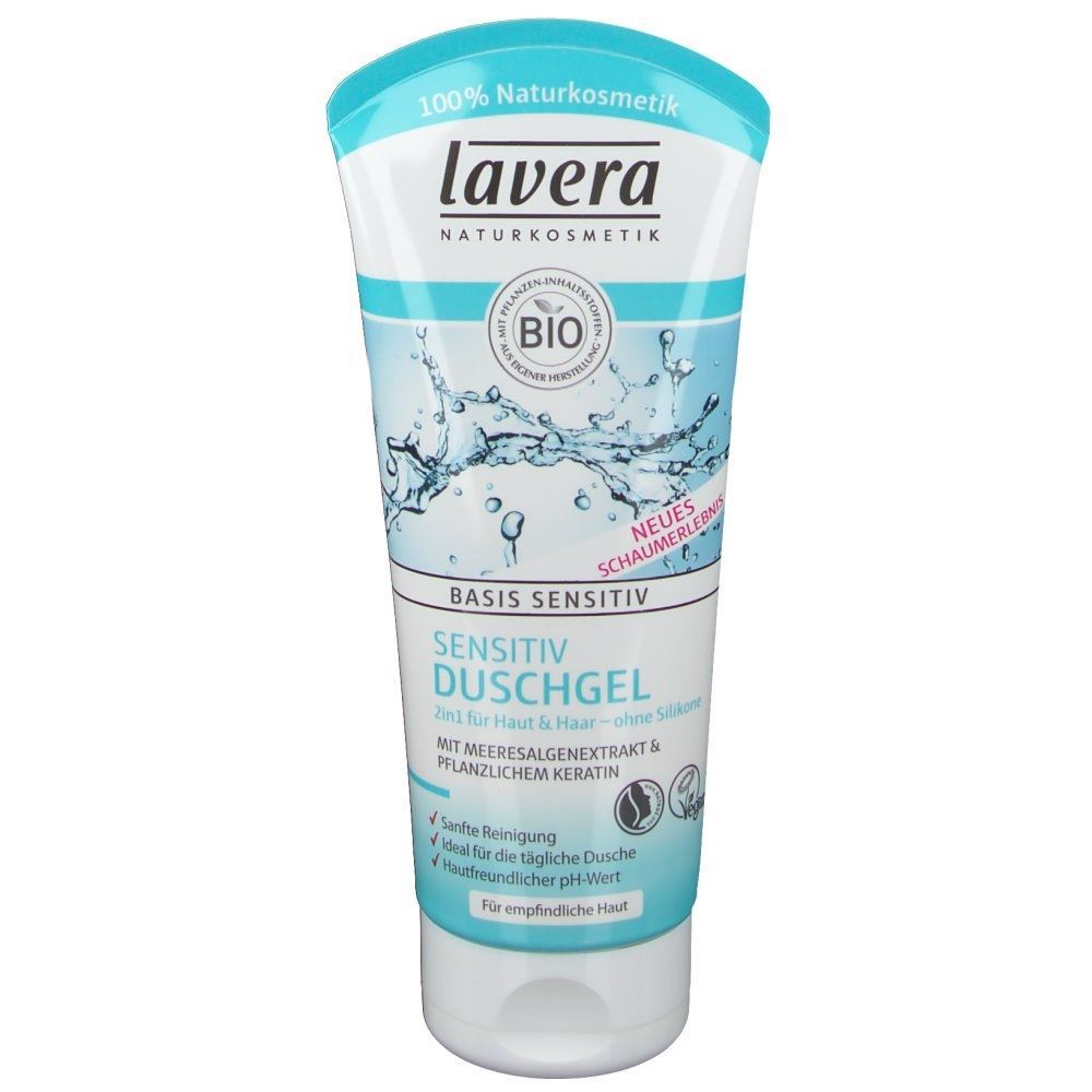 Lavera Basis Sensitiv  2-in-1 Hair & Body Wash БИО гель 2 в 1 для мытья волос и тела