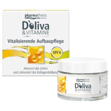 D`Oliva Vitamine Крем для восстановления и сияния кожи с SPF 6 Для нормальной и комбинированной кожи