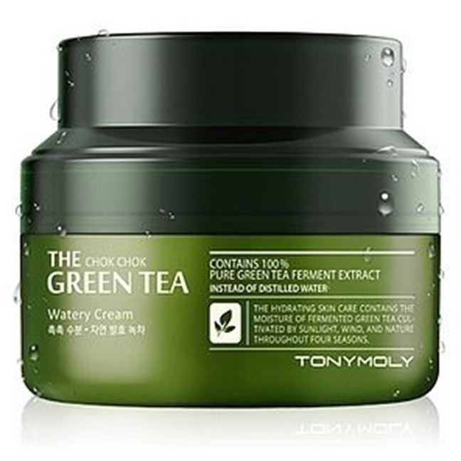 Tony Moly Face Care The Chok Chok Green Tea Watery Cream Крем для лица увлажняющий с экстрактом зеленого чая