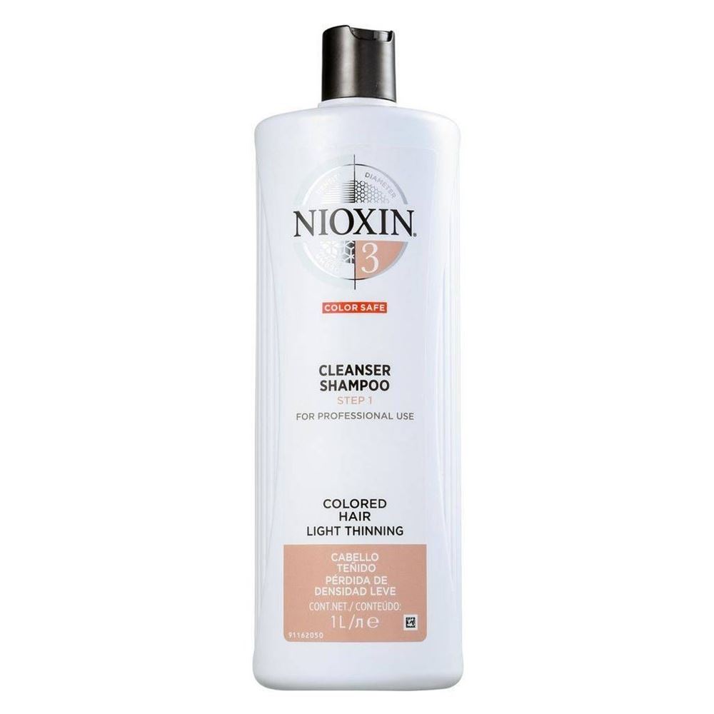 Nioxin Система 3 Cleanser Shampoo 3 Очищающий шампунь Система 3 для окрашенных волос с тенденцией к истончению