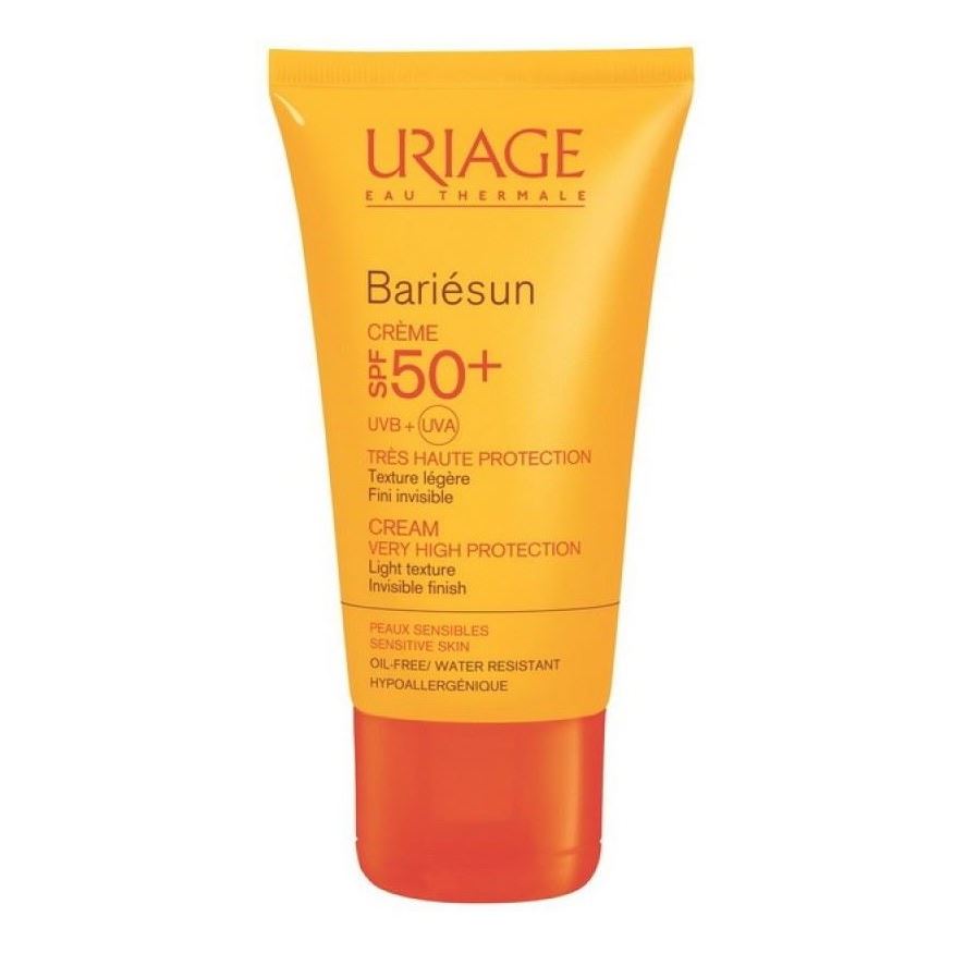 Uriage Bariesun        Bariesun Cream SPF 50+ Солнцезащитный крем SPF 50+ для чувствительной кожи лица и тела