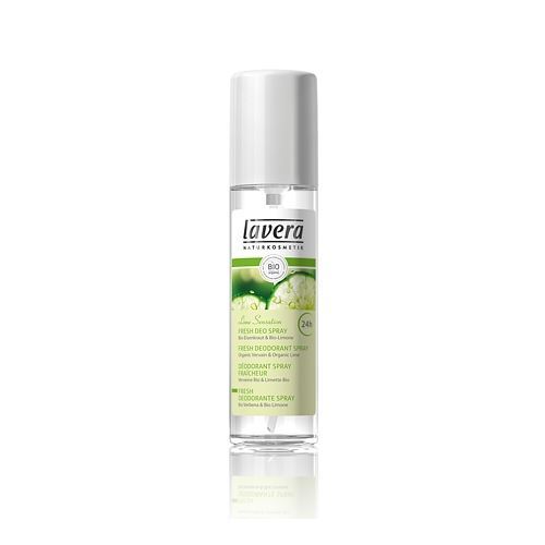 Lavera Basis Sensitiv  Fresh Deo Spray Lime Sensation Освежающий БИО дезодорант-спрей Лайм-Вербена