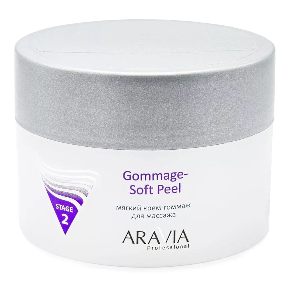 Aravia Professional Профессиональная косметика Gommage Soft Peel Мягкий крем-гоммаж для массажа