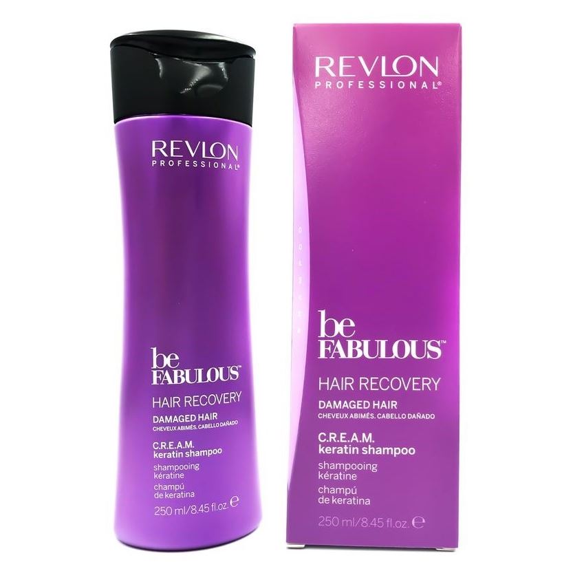 Revlon Professional Be Fabulous Hair Recovery Keratin Shampoo Восстановление волос. Очищающий шампунь с кератином
