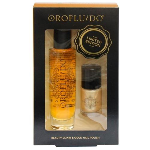 Orofluido Hair Care Orofluido Beauty Elixer & Gold Nail Polish Подарочный набор Orofluido - эликсир красоты и лак для ногтей