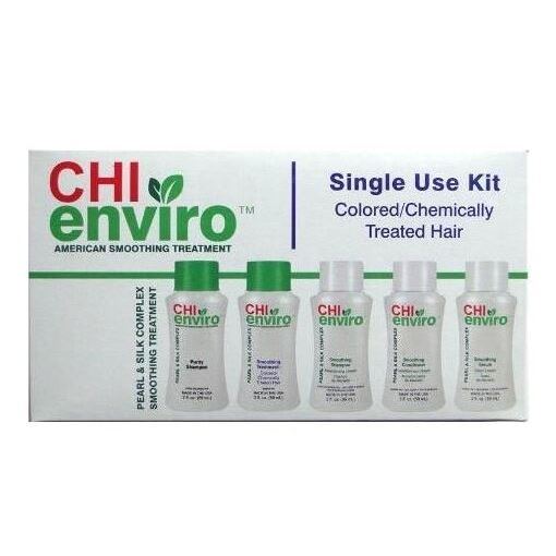 CHI Enviro Single Use Kit Colored/Chemically Treated Hair Набор Разглаживающий Enviro мини для волос после химической обработки
