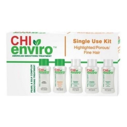 CHI Enviro Single Use Kit Highlighted/Porous/Fine Hair Набор Разглаживающий Enviro мини для осветленных, пористых волос