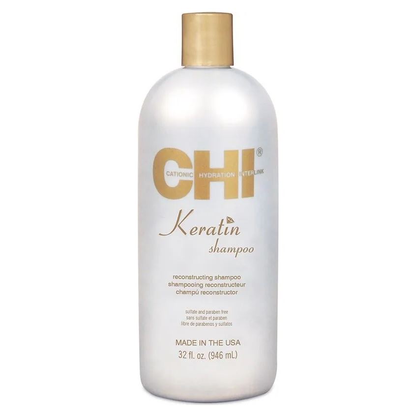 CHI Keratin and Silk Keratin Reconstructing Shampoo Кератиновый шампунь