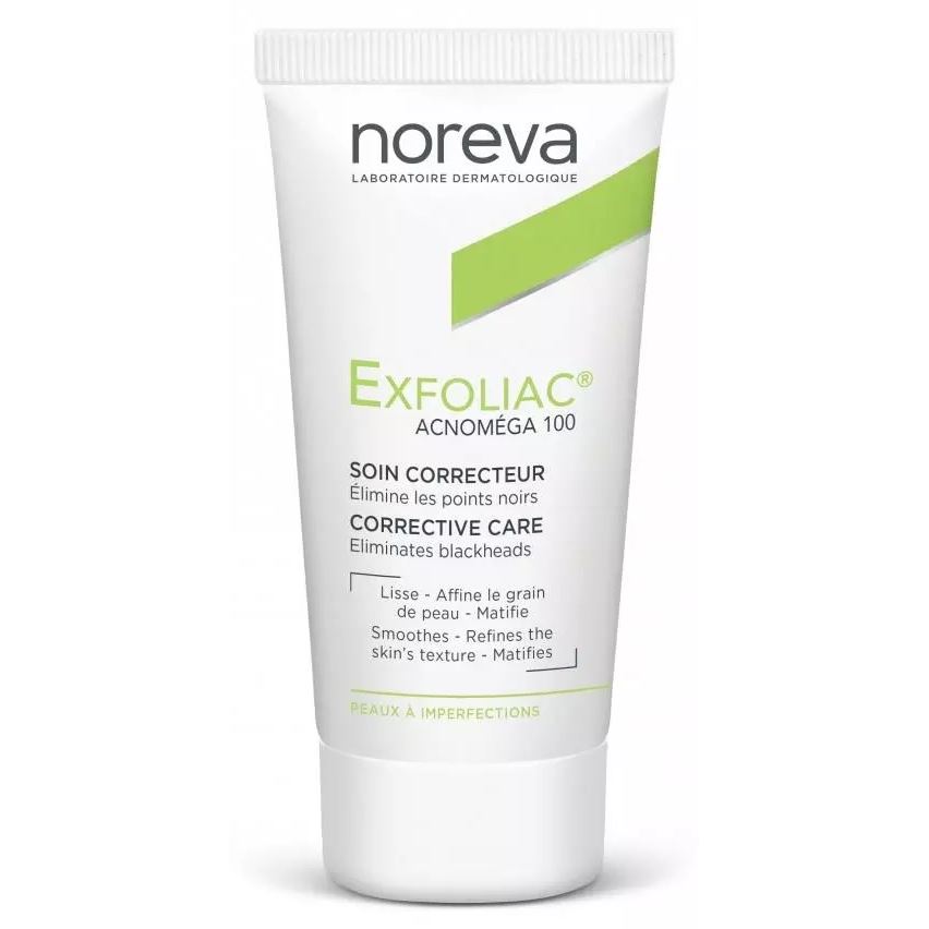 Noreva Exfoliac Акномега 100 Эксфолиак Крем для жирной, комбинированной юношеской кожи с акне в лёгкой форме