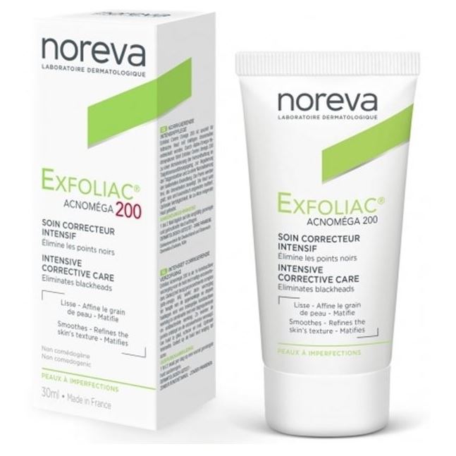 Noreva Exfoliac Exfoliac Acnomega 200 Intensive Corrective Care Эксфолиак Интенсивный корректирующий крем Акномега 200