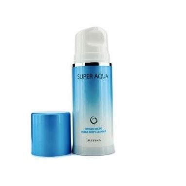 Missha Face Care Super Aqua Oxygen Micro Visible Deep Cleanser  Кислородная пенка для очищения кожи