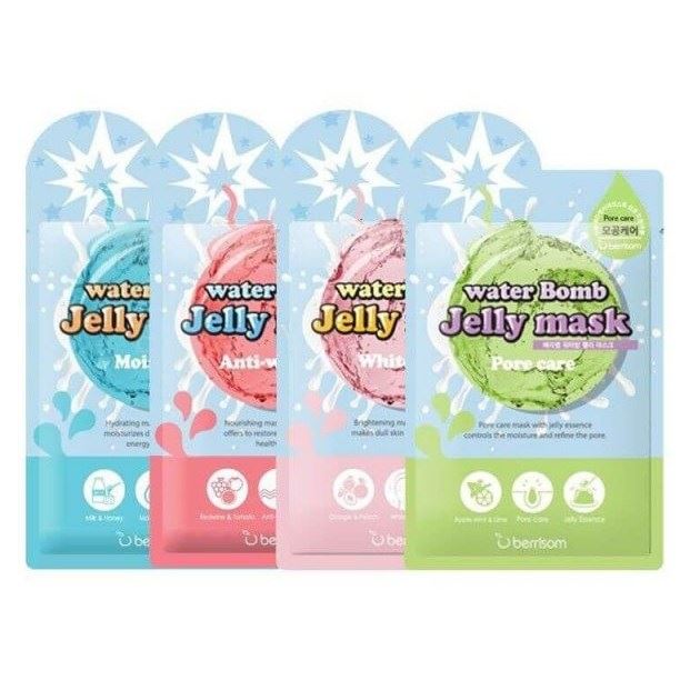 Berrisom Face Care Water Bomb Jelly Mask Маска для лица с желе