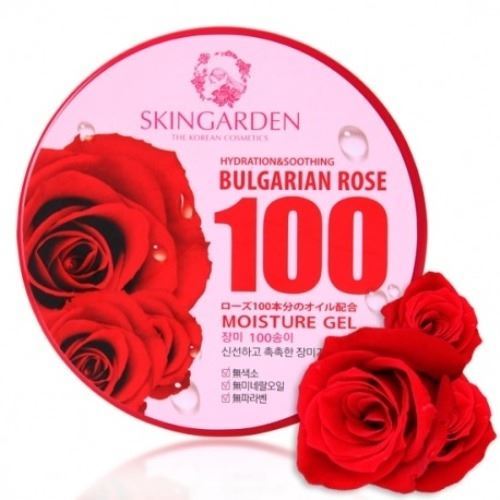 Berrisom Body Care Skingarden Bulgarian Rose 100 Moisture Gel  Гель для тела универсальный увлажняющий Болгарская роза
