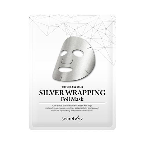 Secret Key Face Care Silver Wrapping Foil Mask  Маска для лица серебро