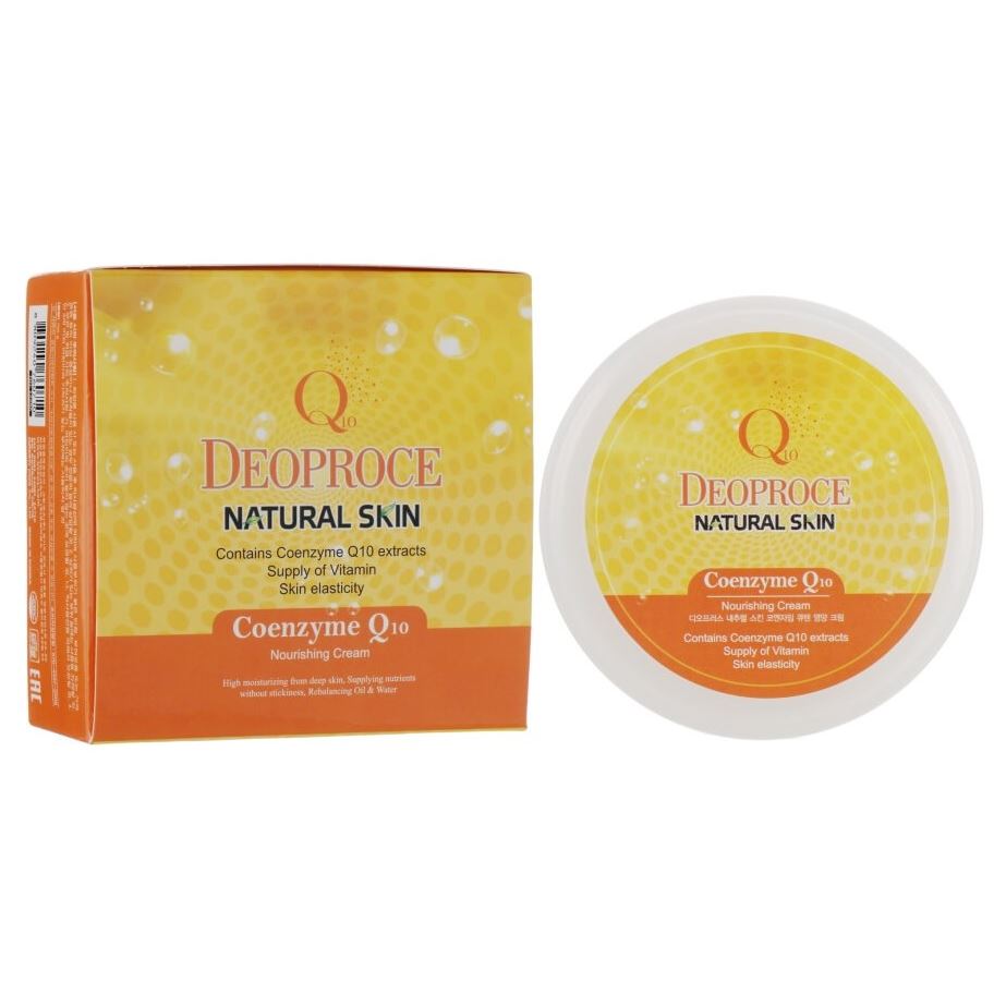 Deoproce Natural Skin Coenzyme Q10 Nourishing Cream Крем для лица и тела питательный с коэнзим Q10