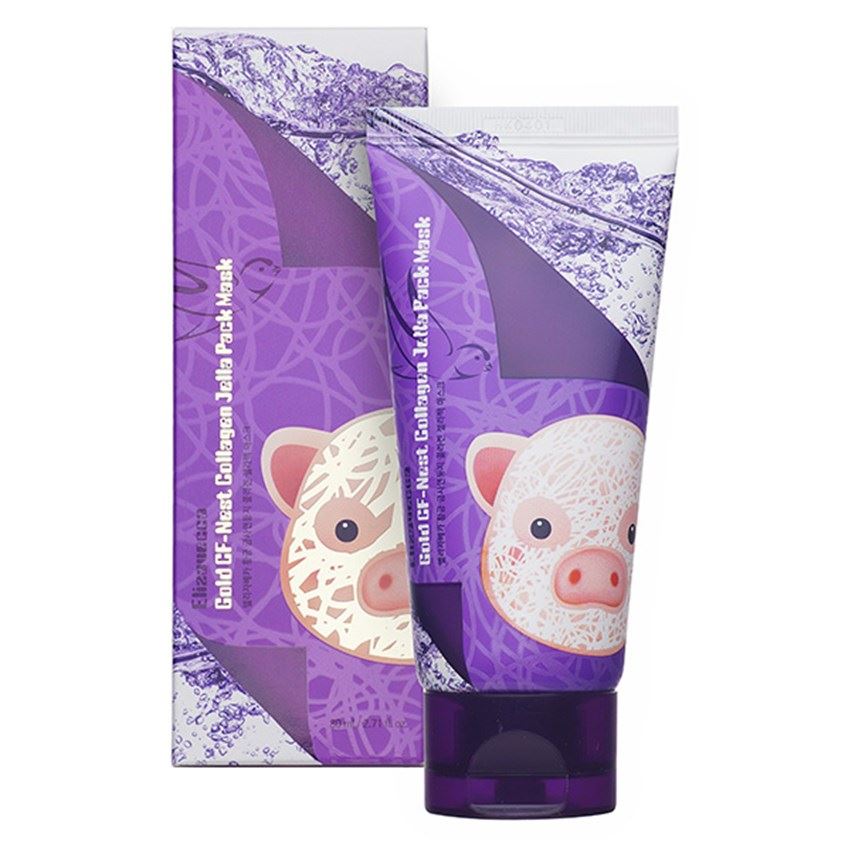 Elizavecca Face & Eyes Care Gold Cf-Nest Collagen Jella Pack Mask Маска-пленка для лица с экстрактом ласточкиного гнезда и коллагеном