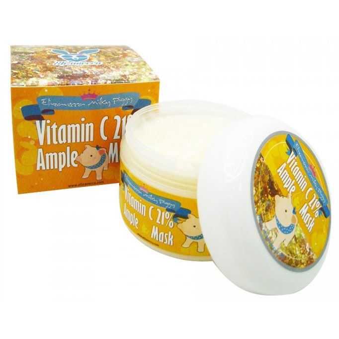 Elizavecca Milky Piggy Vitamin C 21% Ample Mask  Маска с витамином C с тонизирующим эффектом для сияния лица