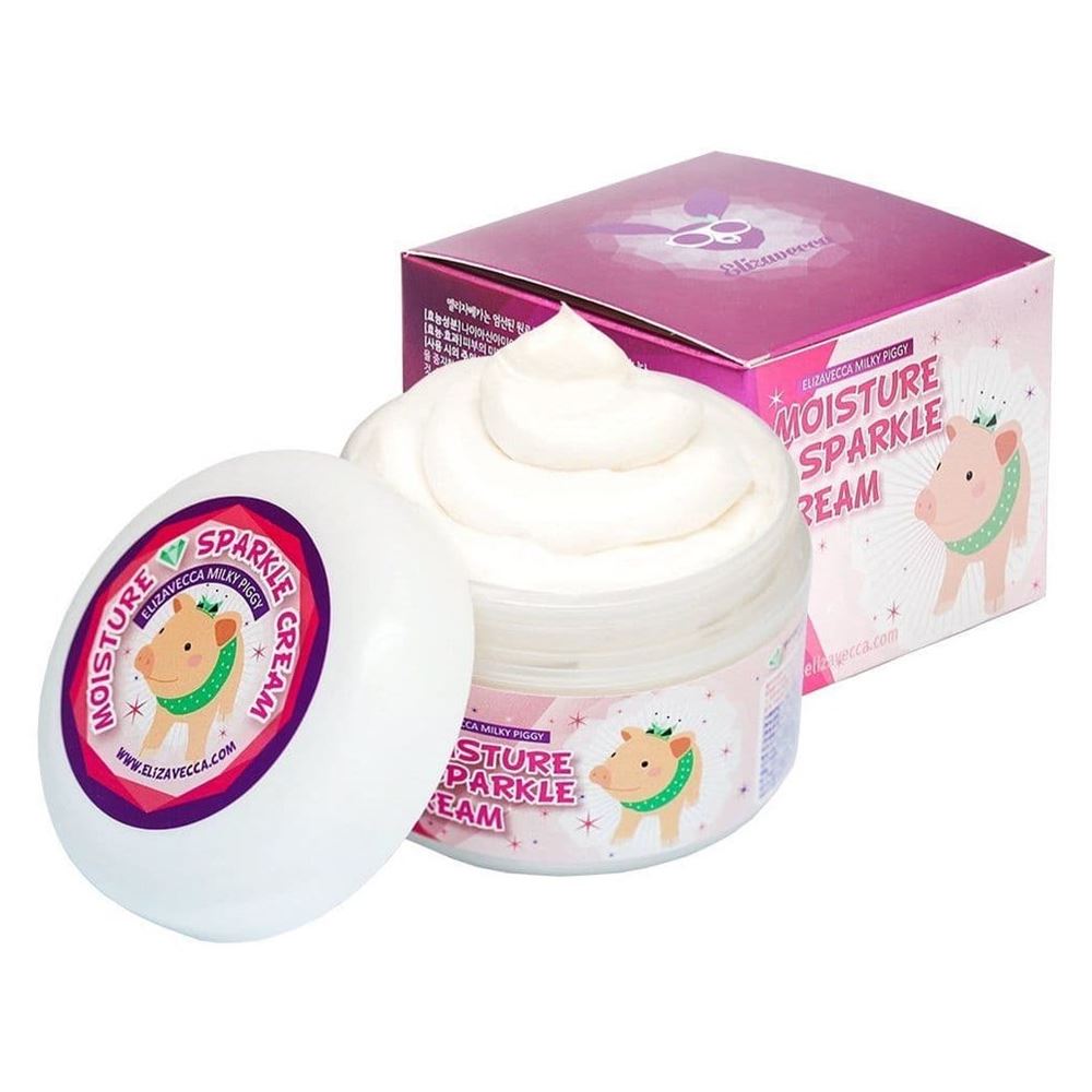 Elizavecca Milky Piggy Moisture Sparkle Cream Крем увлажняющий с эффектом сияния 