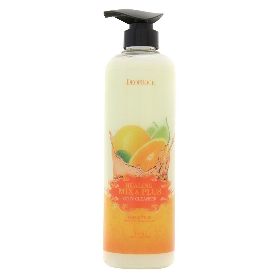 Deoproce Body Healing Mix & Plus Body Cleanser Lime Citrus Гель для лица и тела Лимон и Цитрус 