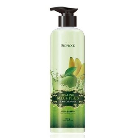 Deoproce Body Healing Mix & Plus Body Cleanser Apple Banana  Гель для душа Зеленое яблоко и Банан