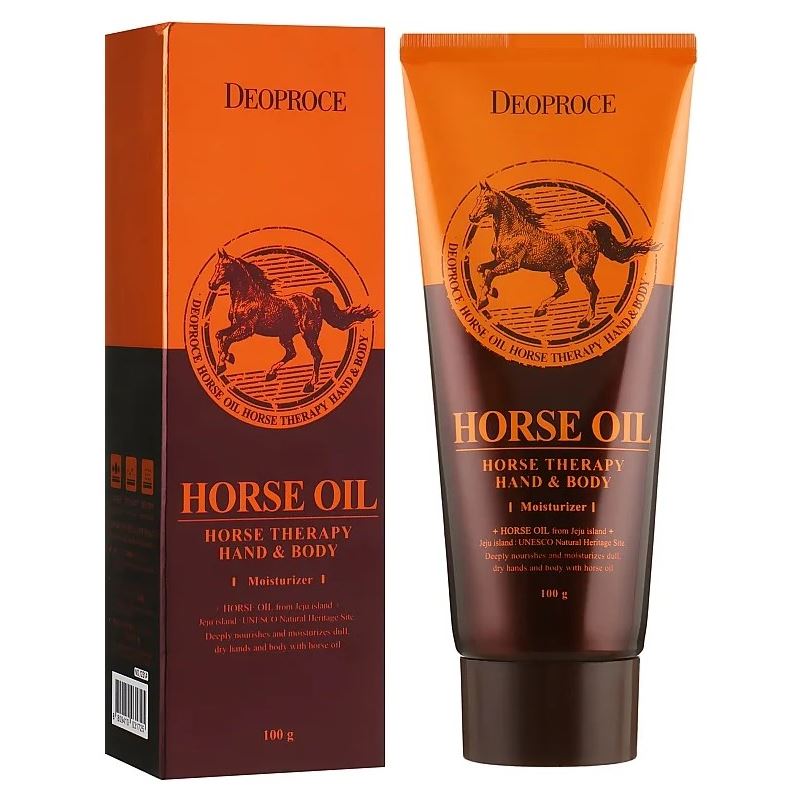 Deoproce Body Horse Oil Horse Therapy Hand & Body Крем для тела и рук на основе лошадиного жира и масла ши