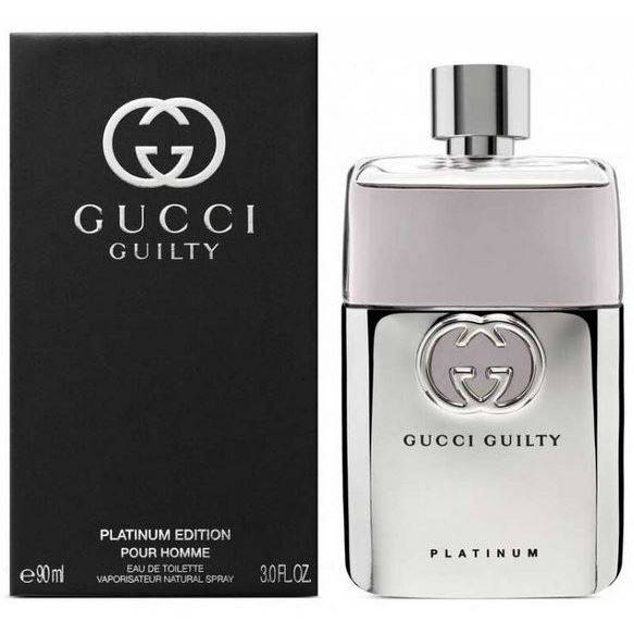Gucci Fragrance Guilty Pour Homme Platinum Платиновая коллекция 2016