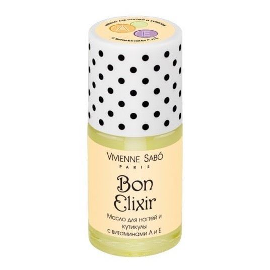 Vivienne Sabo Nail Polish Vitamin Nail Care Oil Bon Elixir Масло для ногтей и кутикулы с витаминами А и Е