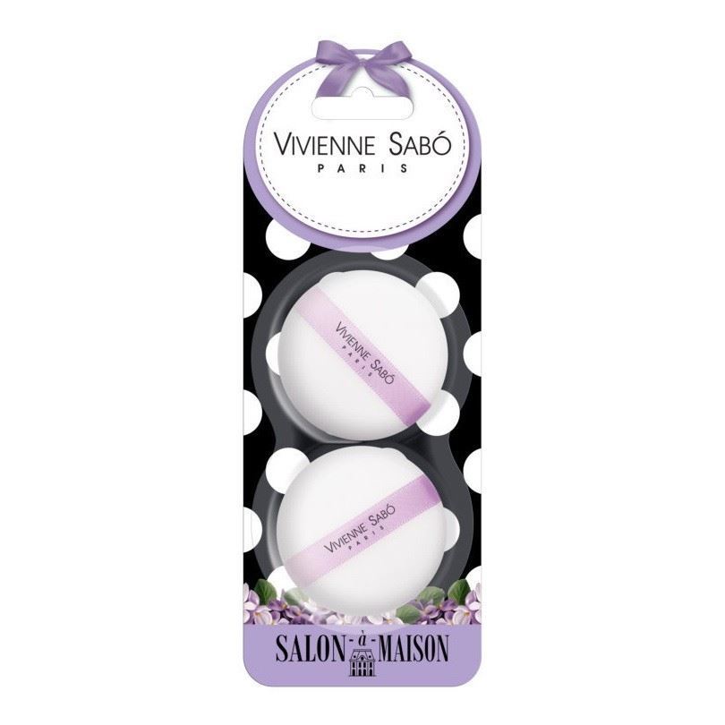 Vivienne Sabo Accessories Velour Makeup Sponges Set Набор велюровых спонжей для макияжа 2 шт