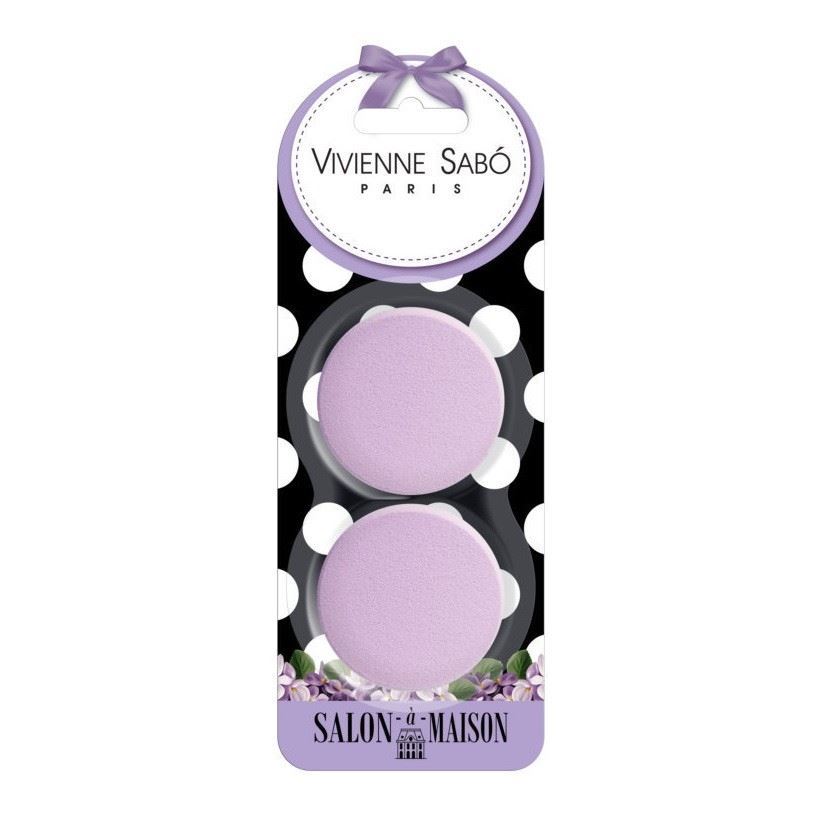 Vivienne Sabo Accessories Round Latex Makeup Sponges Set  Набор круглых латексных спонжей для макияжа 2 шт