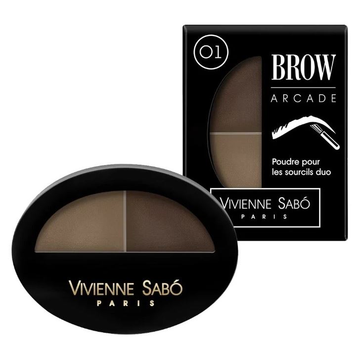 Vivienne Sabo Make Up Eyebrow Shadow Duo Brow Arcade Тени для бровей двойные