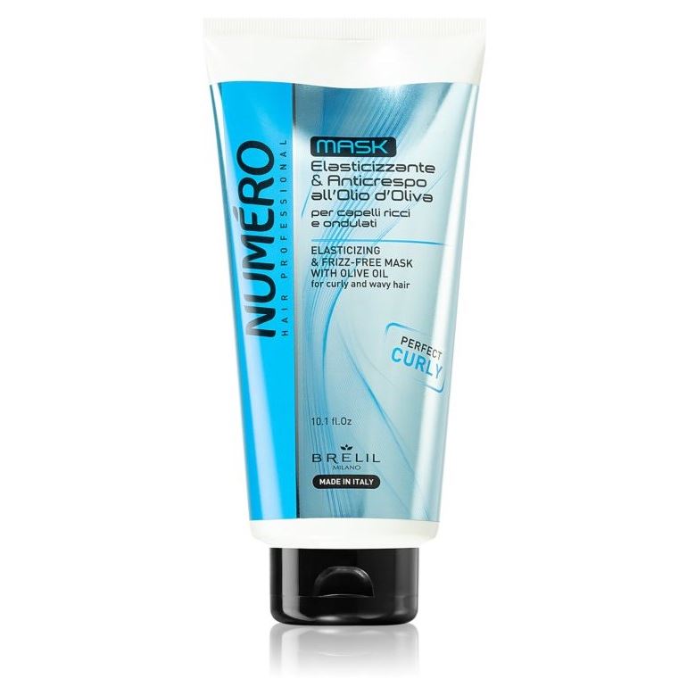 Brelil Professional Numero  Curly Elasticizing Mask  Маска с оливковым маслом для вьющихся и волнистых волос 