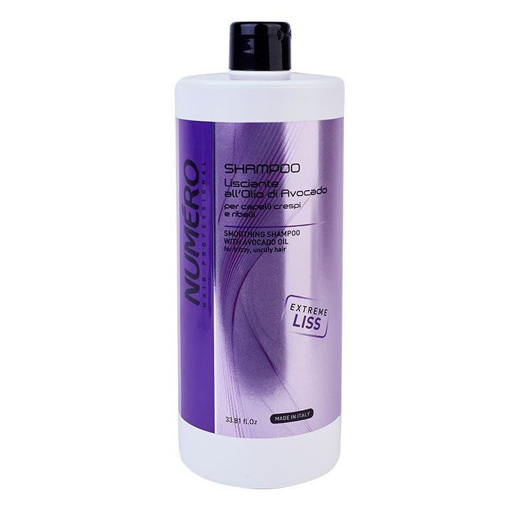 Brelil Professional Numero  Liss Smoothing Shampoo Шампунь разглаживающий с маслом авокадо для пушистых и непослушных волос